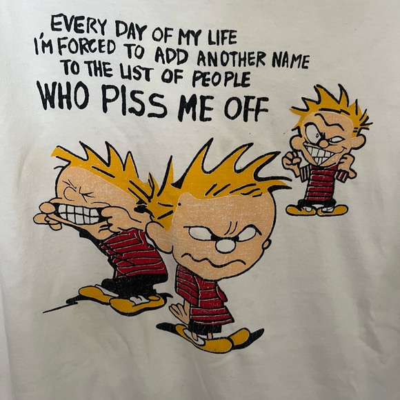 Vintage Calvin and Hobbes Tee - Picture 2 of 4